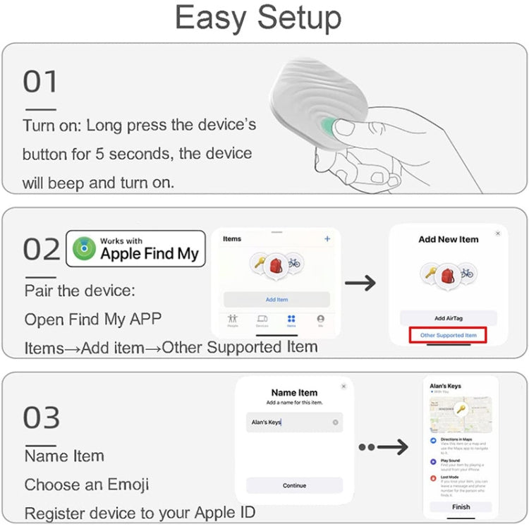 Nutale F11X Bluetooth Phone Key Anti-Lost Tracker Alarm(Black)
