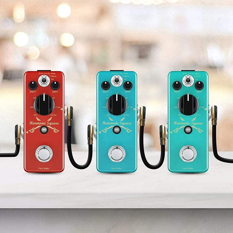 Single Block Audio Instrument Electric Guitar Effect Line, Cable Length: 30cm(Flat Head Gold)