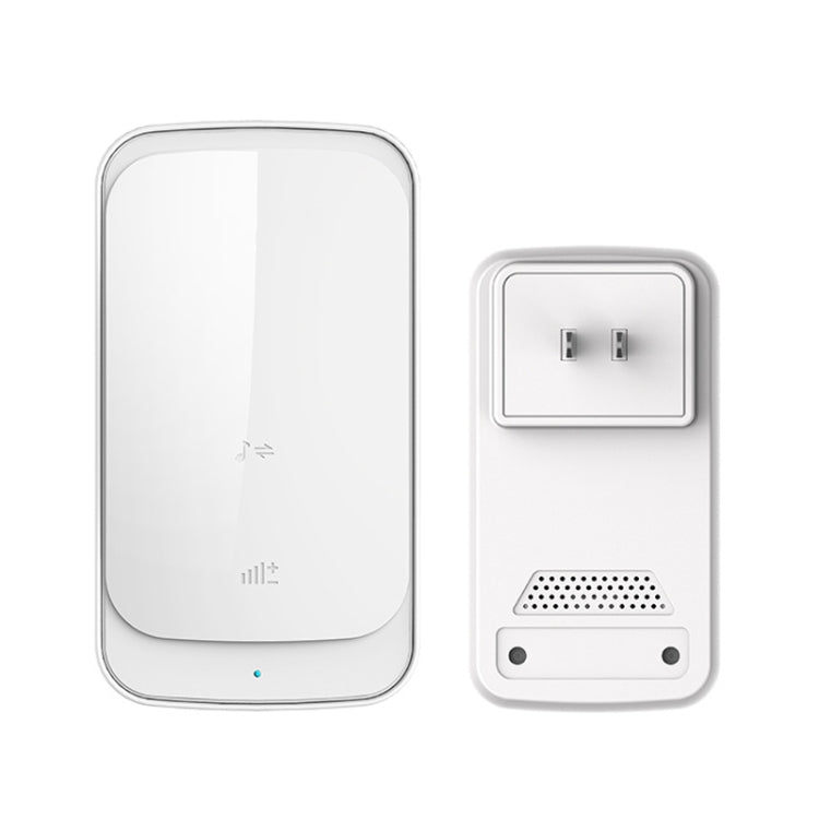 C03 1 For 1 Home Wireless IP44 Waterproof Touch Sensor Doorbell(US Plug White)