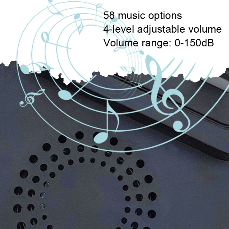 R16 1 For 1 Smart Wireless Self-Powered Hotel Home Electronic Call Doorbell(US Plug White)