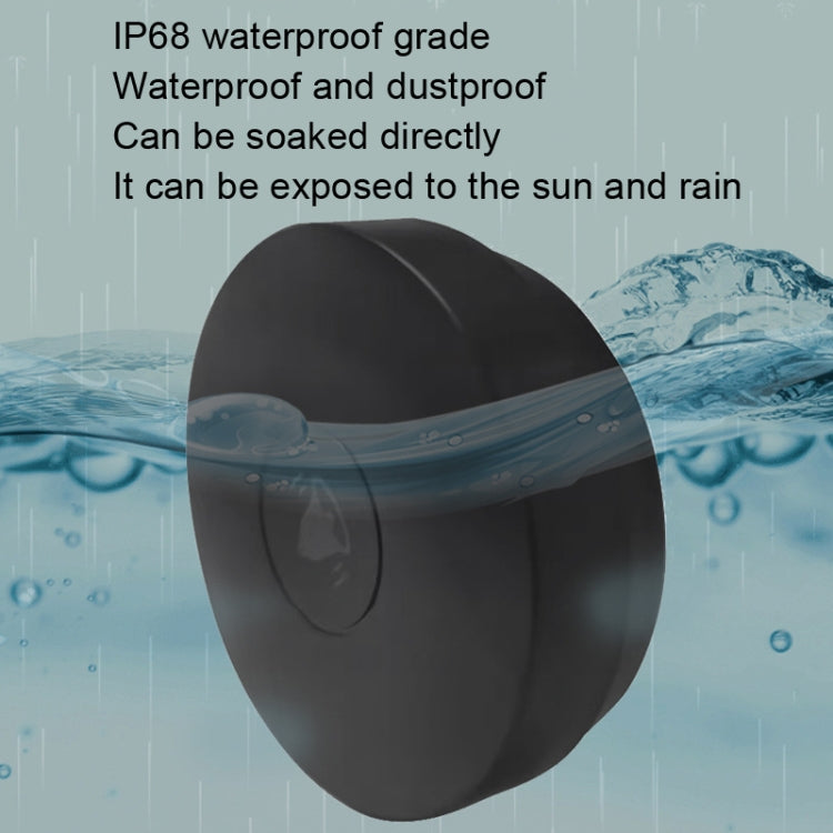 R16 1 For 1 Smart Wireless Self-Powered Hotel Home Electronic Call Doorbell(EU Plug Black)