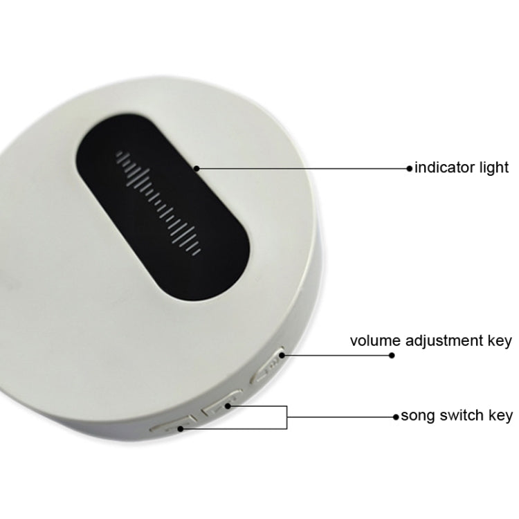 T10-1 1 For 1 Lighting Self-Power Generation Wireless Intelligent Doorbell(US Plug White)