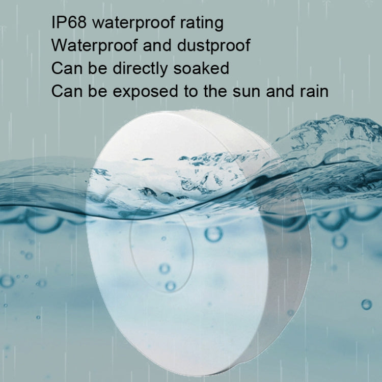 T10-1 1 For 1 Lighting Self-Power Generation Wireless Intelligent Doorbell(US Plug White)