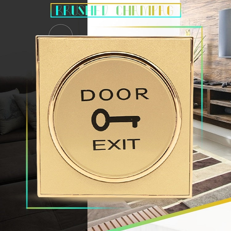 Access Control Switch Metal Touch Infrared Switch E5 Golden Switch