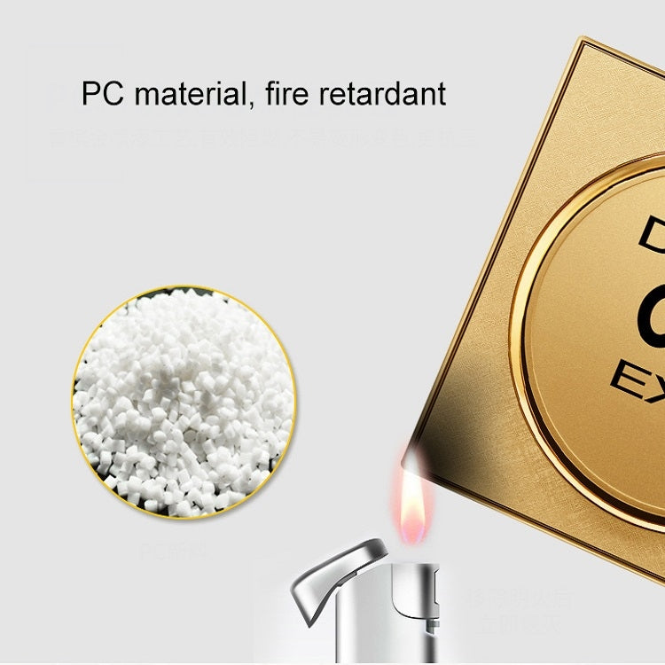 Access Control Switch Metal Touch Infrared Switch E5 Golden Switch