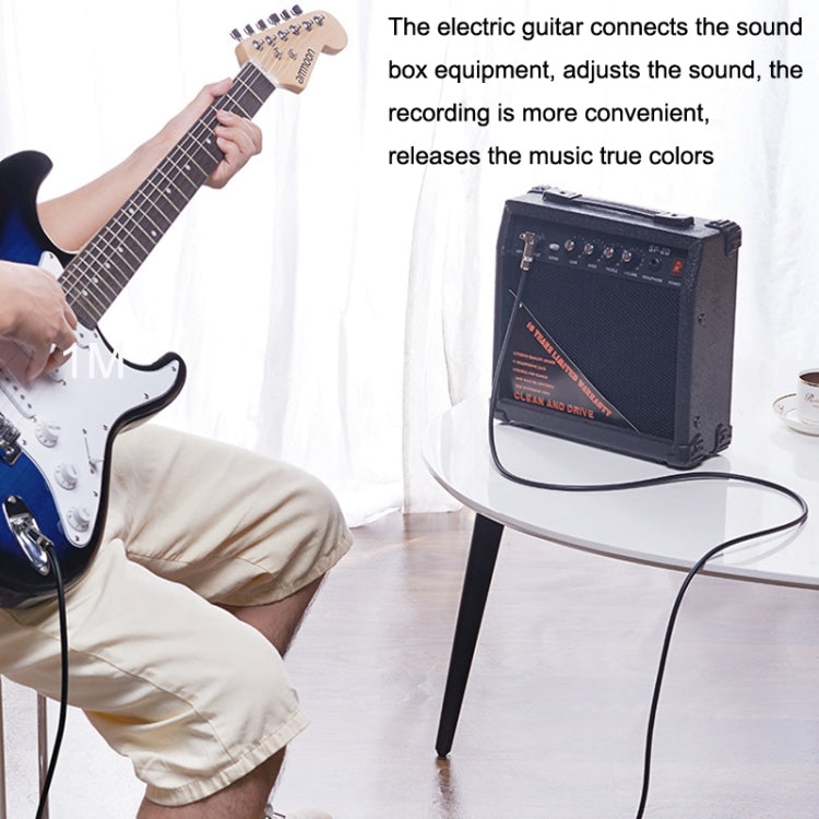 5PCS Bayse Folk Audio Noise-reducing Guitar Connecting Wire, Size: 5m