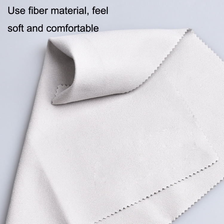 10PCS Wind Guitar Cleaning Cloth Piano Wipe Jean Cloth(Gray)