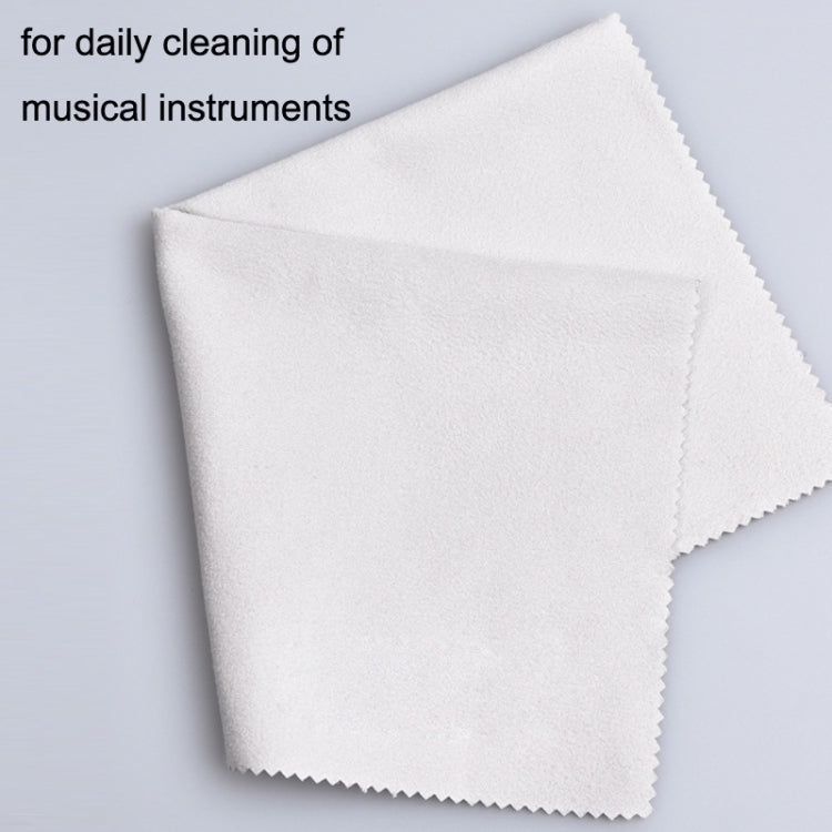 10PCS Wind Guitar Cleaning Cloth Piano Wipe Jean Cloth(Gray)