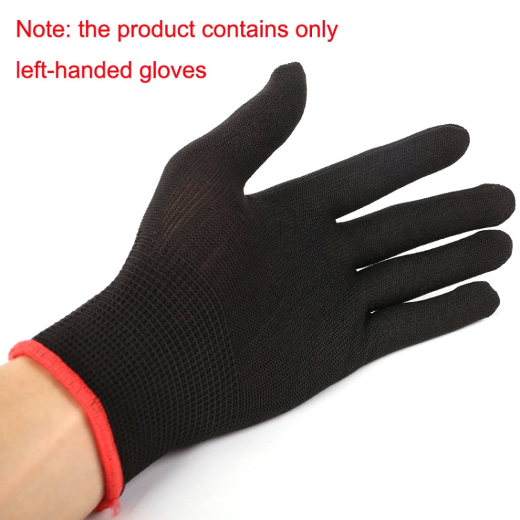 2PCS Beginner Press Nylon Wear -Resistant Anti -Slip Left Hand Guitar Exercise Glove,Size: Large