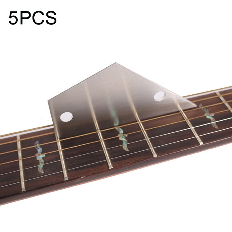 5PCS Stainless Steel Leveling Ruler Guitar Repair Measuring Ruler Tools