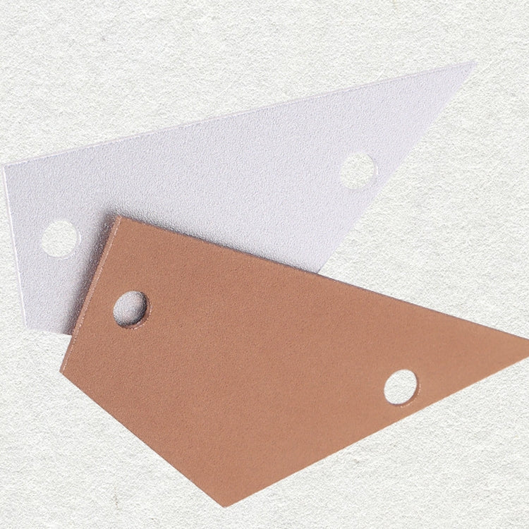 2PCS Aluminum Silver Leveling Ruler Guitar Repair Measuring Ruler Tools