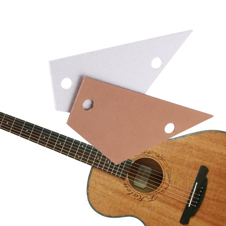 2PCS Aluminum Gold Leveling Ruler Guitar Repair Measuring Ruler Tools