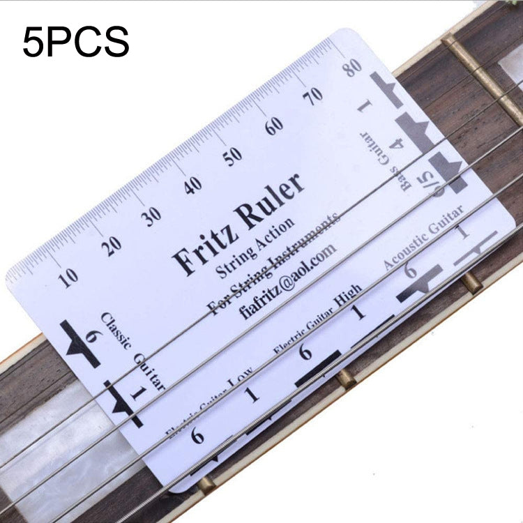 5PCS Guitar String High Ruler Guitar Repair Measuring Ruler Tools