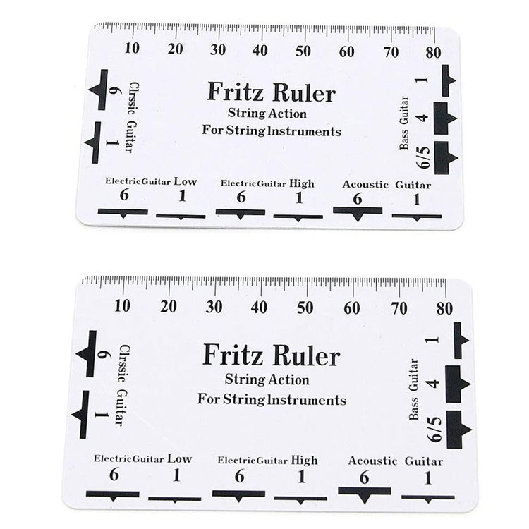 5PCS Guitar String High Ruler Guitar Repair Measuring Ruler Tools