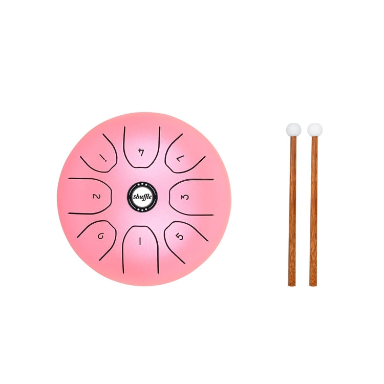 Shuffle SD-5 5.5 Inch Steel Tongue Carefree Empty Drum Percussion Instrument(Pink)