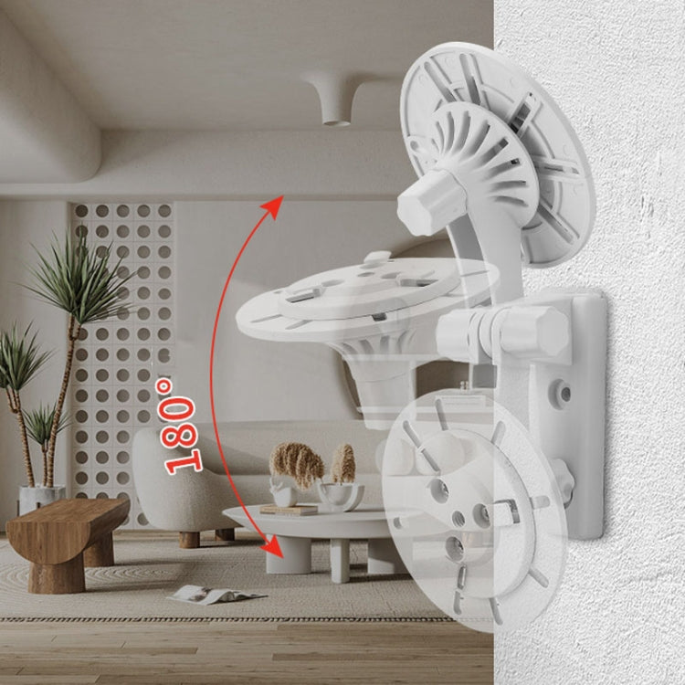 Punch-free Plastic Bracket for Surveillance Swing-head Cameras