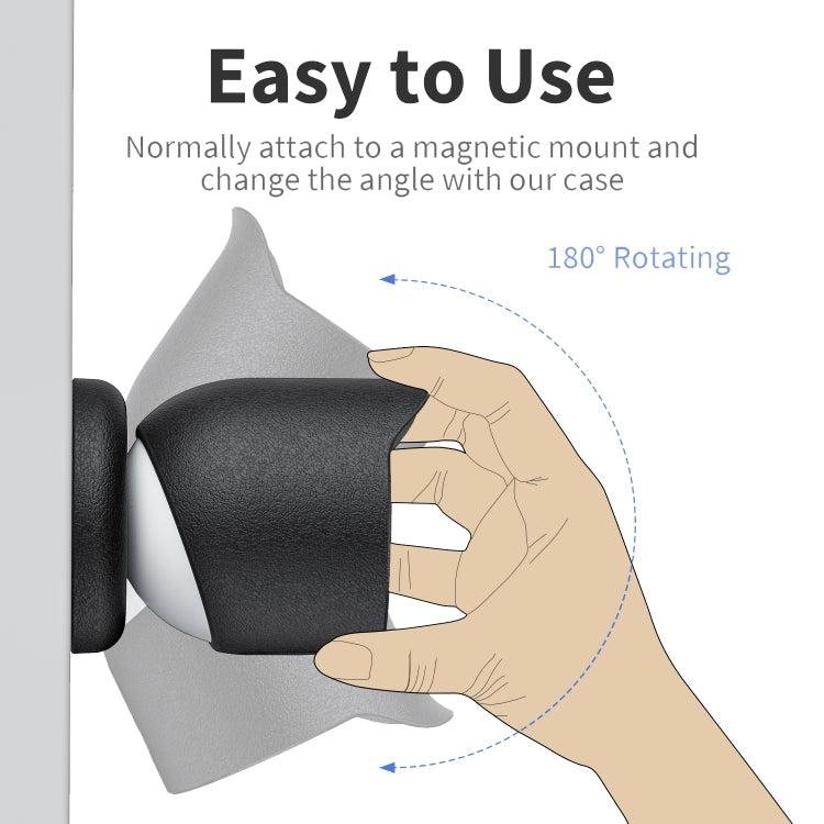 For Google Nest Camera Outdoor Silicone Water-Resistant Protective Cover(Black)