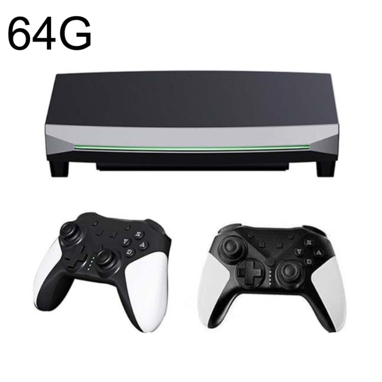 MANTE1 H6 For PSP Simulator Suspension Game Console Four Person Battle Video Gaming Machine 4K HD Game Box, Style: 64G Charging Handle