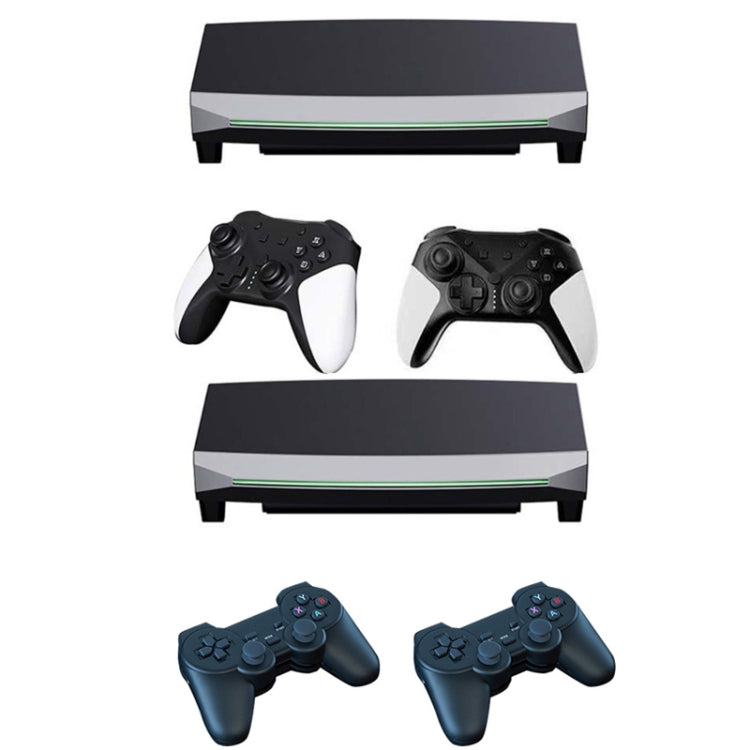 MANTE1 H6 For PSP Simulator Suspension Game Console Four Person Battle Video Gaming Machine 4K HD Game Box, Style: 64G Charging Handle