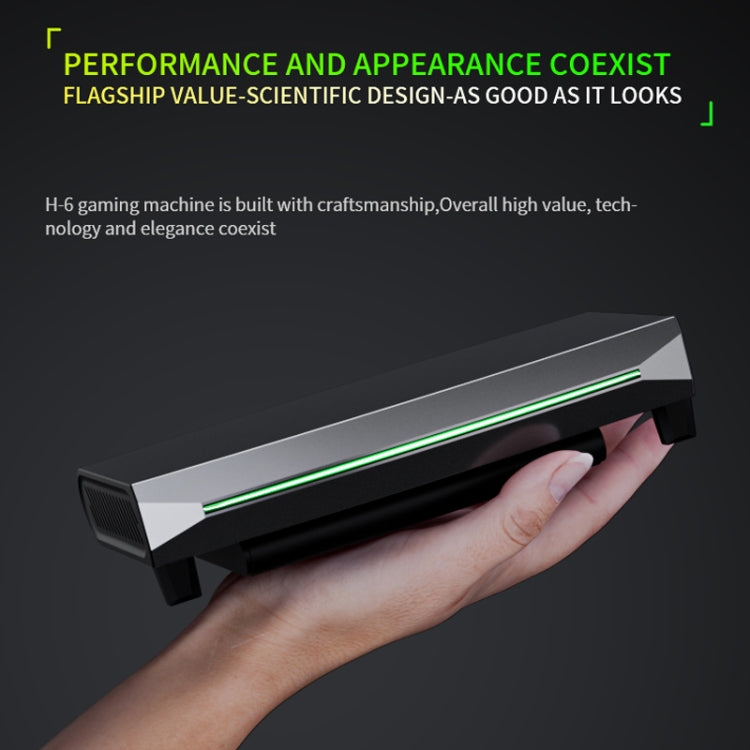 MANTE1 H6 For PSP Simulator Suspension Game Console Four Person Battle Video Gaming Machine 4K HD Game Box, Style: 64G Charging Handle