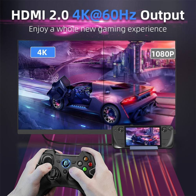 HBC065 6 In 1 For Steam Deck Expansion Dock Base HDMI HD 4K/60Hz Output