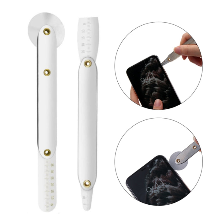 2 In 1 Roller Type Screen Removal Tool Tablet Phone Notebook Screen Separation Cutting Steel Blade