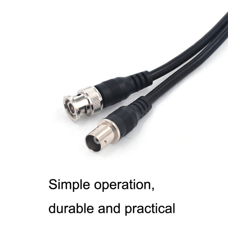 BNC Male To Female Connection Cable Full Copper HD Video Coaxial Cable, Length: 1m