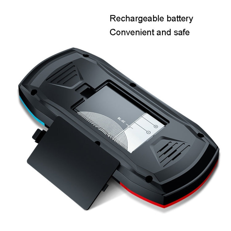 F1 3 Inch Horizontal Screen 620 In 1 Large Screen Pocket Console, Style: Single Player Red Yellow