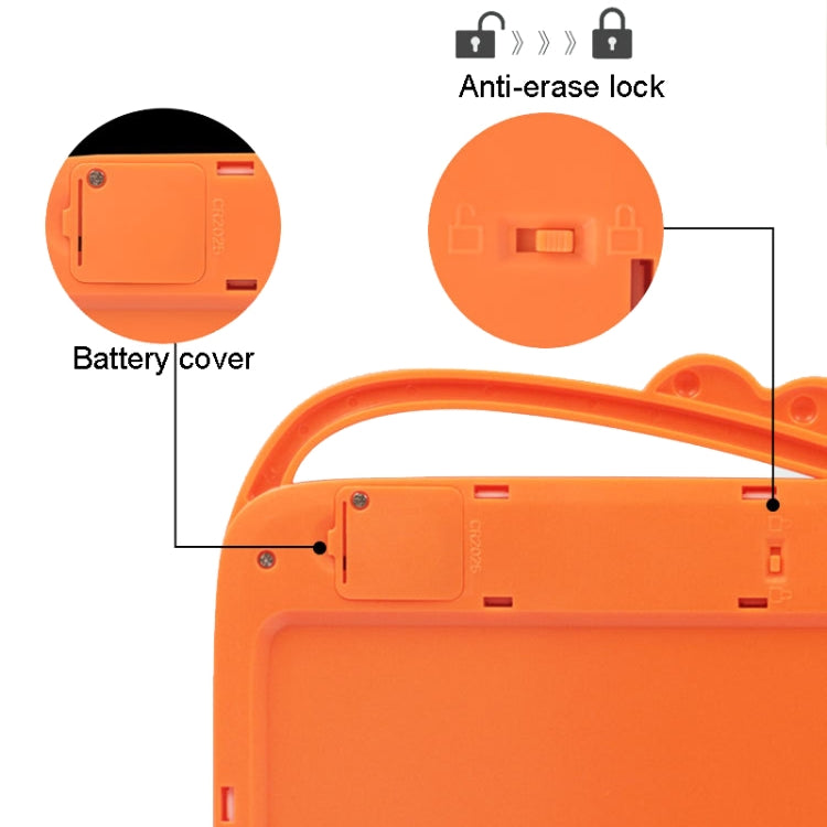 10 inch Cartoon Dinosaur LCD Writing Board Colorful Children Painting Board(Light Blue)