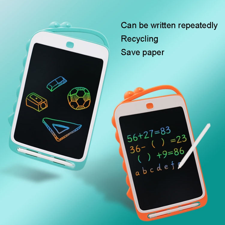 10 inch Cartoon Dinosaur LCD Writing Board Colorful Children Painting Board(Light Blue)