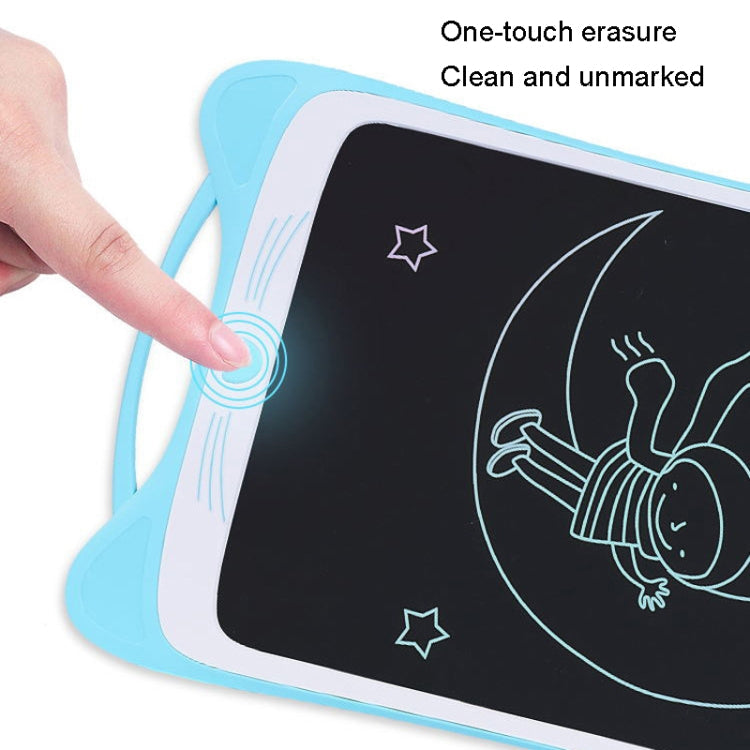 12 inch LCD Transparent Copying Handwriting Board Colorful Drawing Board for Children(Light Blue)