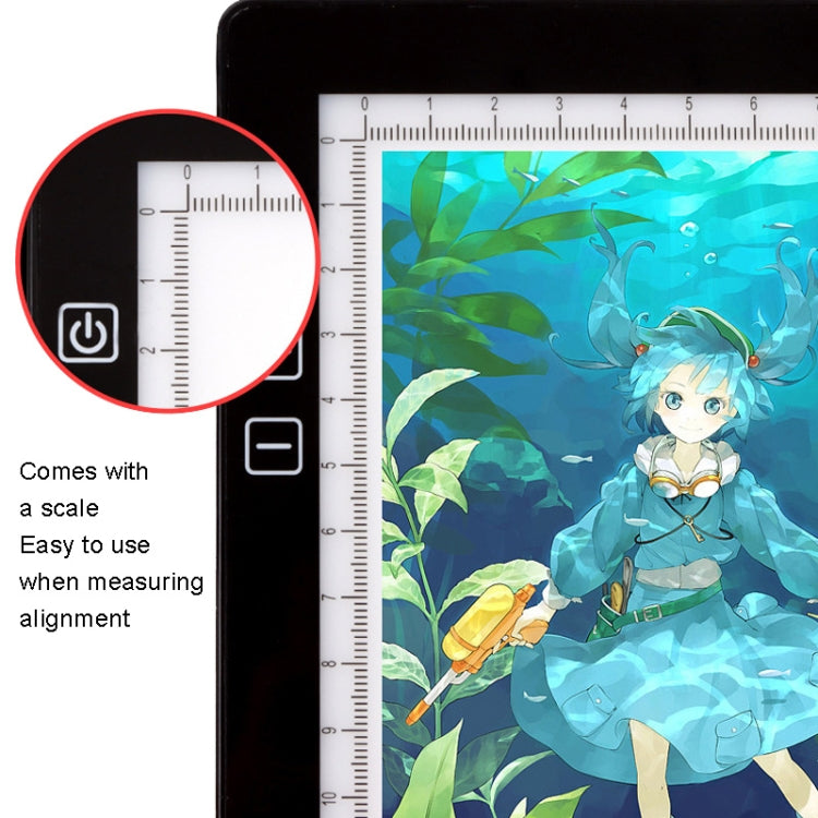 A4-D28B Rechargeable Copy Desk Drawing Board, Specification: With Charging Line+UK Plug Adapter