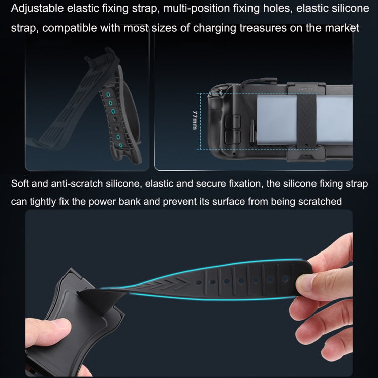 Hifylux ST-BF27 For Steam Deck Game Console Charging Treasure Base Mobile Power Desktop Bracket(Black)