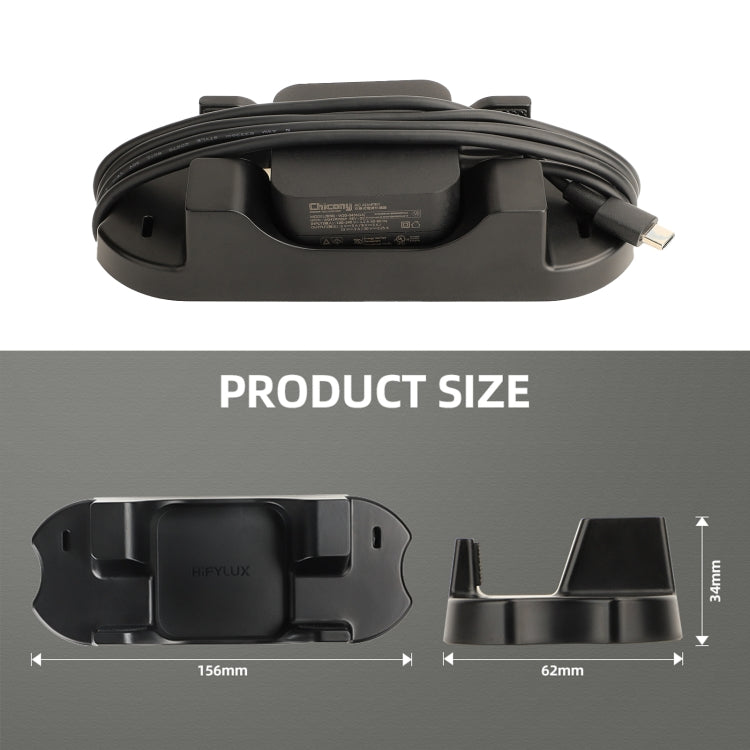 Hifylux ST-BF13 For Steam Deck Game Console Base Storage Mobile Phone Bracket(Black)