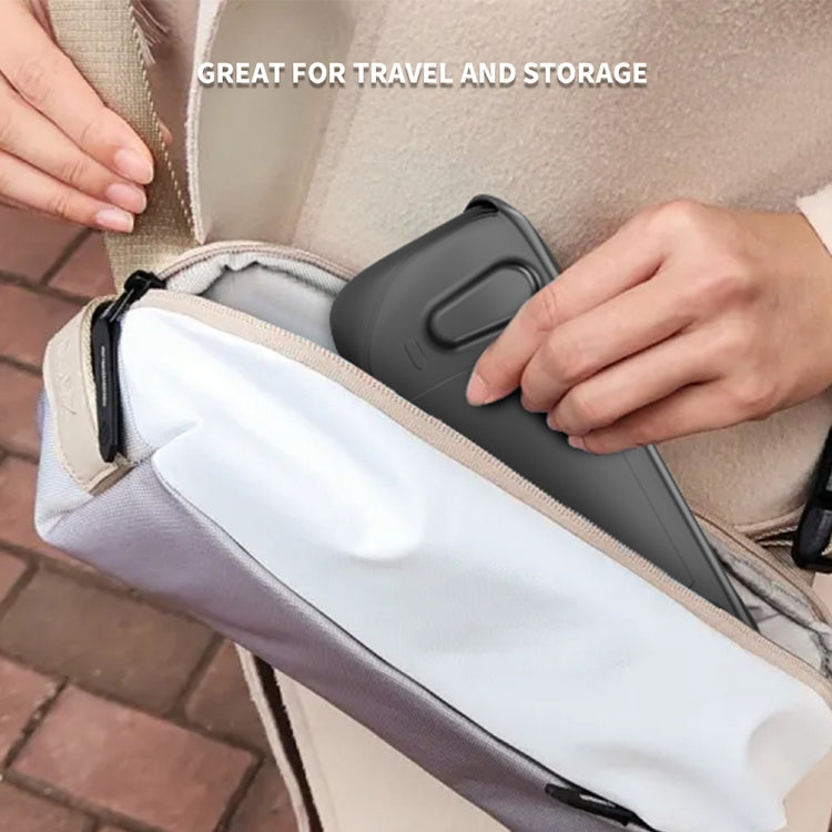 For Steam Deck JYS-SD012 Game Console All-inclusive Protective Case + Detachable Cover Set with Bracket(Black)