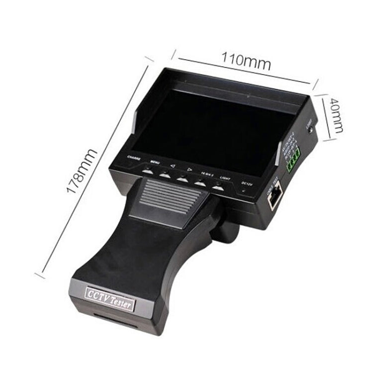 JSK-4300B 4.3 inch Handheld 12V Output Network Cable Monitoring Tester(With AU Plug Power Adapter)