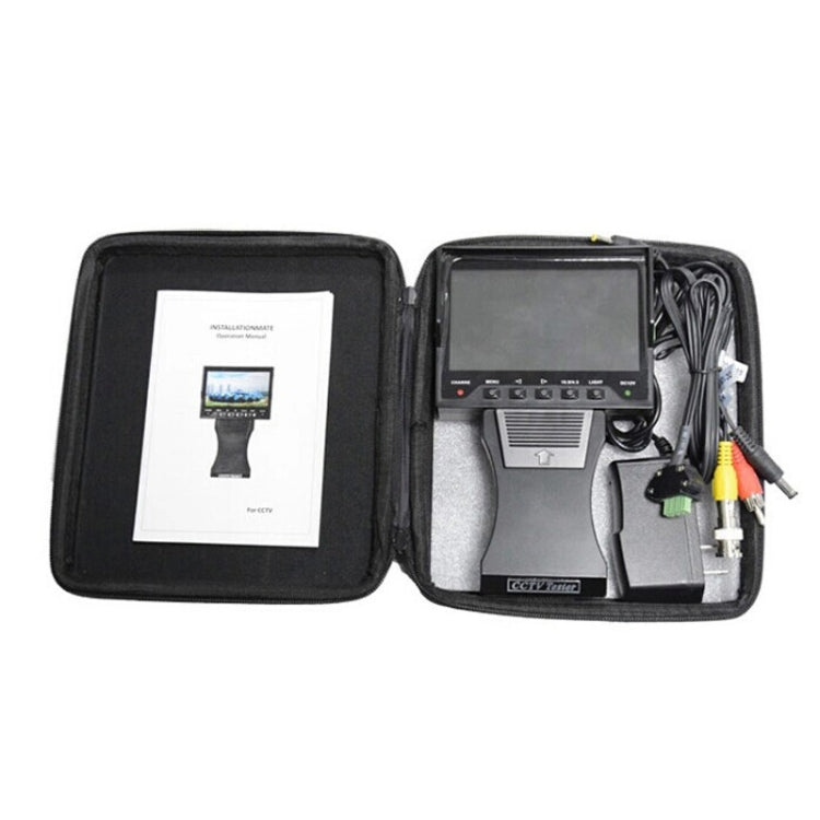 JSK-4300B 4.3 inch Handheld 12V Output Network Cable Monitoring Tester(With US Plug Power Adapter)