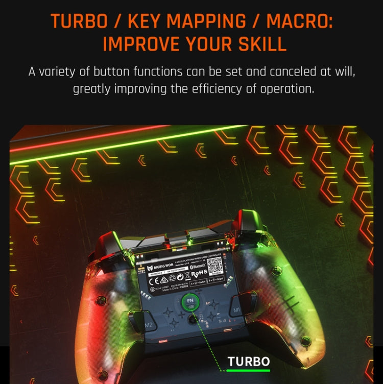 BIGBIGWON C1 S RGB Light Wired Gamepad Controller For PC/Switch