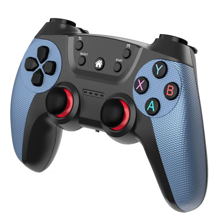 KM-029   2.4G One for Two Doubles Wireless Controller Support PC / Linux / Android / TVbox(Mountain Blue)