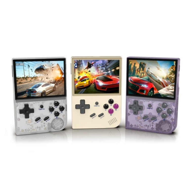 ANBERNIC RG35XX 3.5-inch Retro Handheld Game Console Open Source Game Player  64G+128G 13000+ Games(Purple)