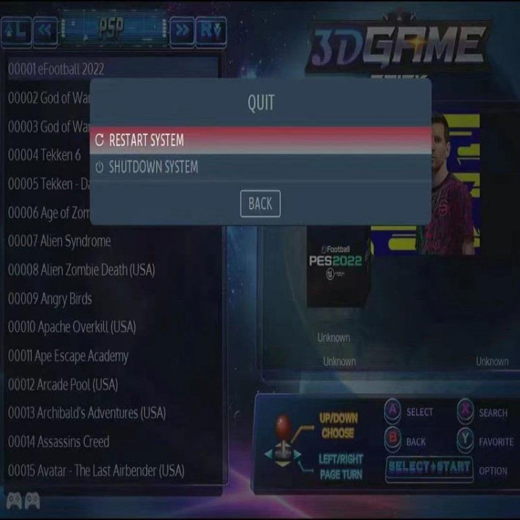 U9 PRO HDMI HD 2.4G Wireless PSP TV Double Game Console 128G 12000+ Games