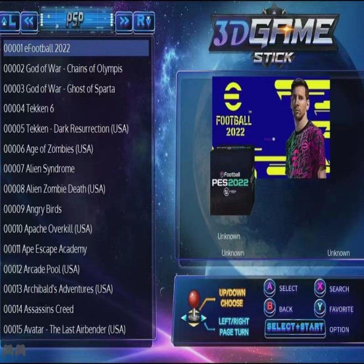 U9 PRO HDMI HD 2.4G Wireless PSP TV Double Game Console 128G 12000+ Games