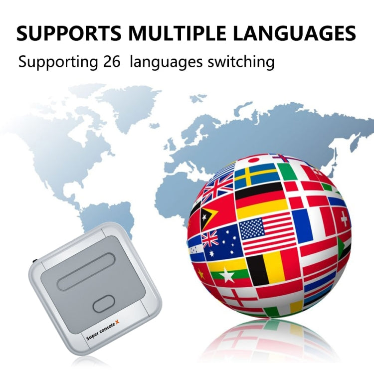 Super Console X 64GB 30000+ Games Wireless 4K HD 3D Double Game Console Box, US Plug