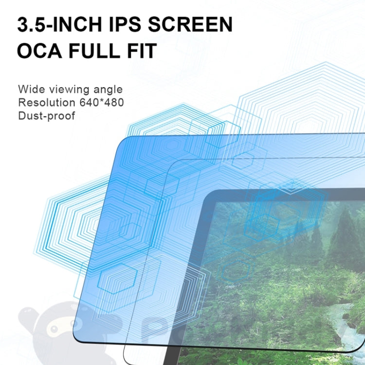 POWKIDDY RGB20S  3.5-Inch IPS Screen Retro Open Source Handheld Game Console 16GB+64GB 15,000 Games(White)