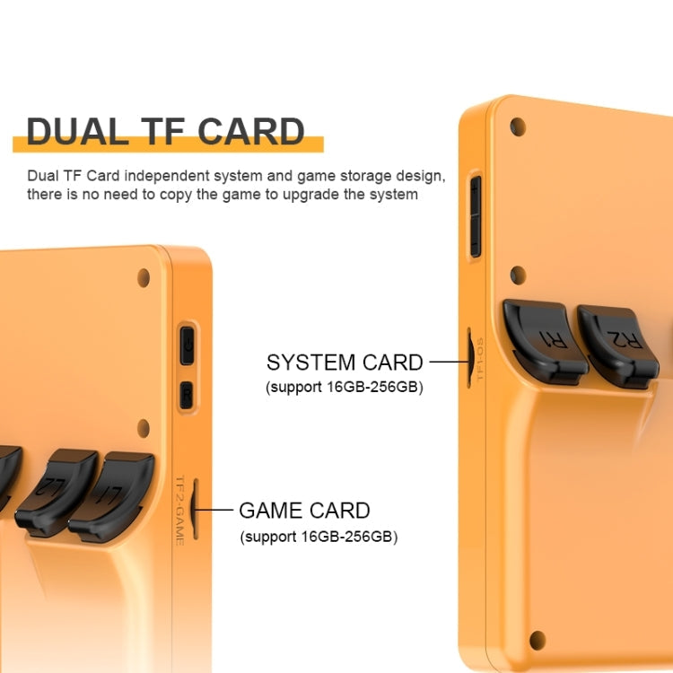 POWKIDDY RGB20S  3.5-Inch IPS Screen Retro Open Source Handheld Game Console 16GB+64GB 15,000 Games(Blue)