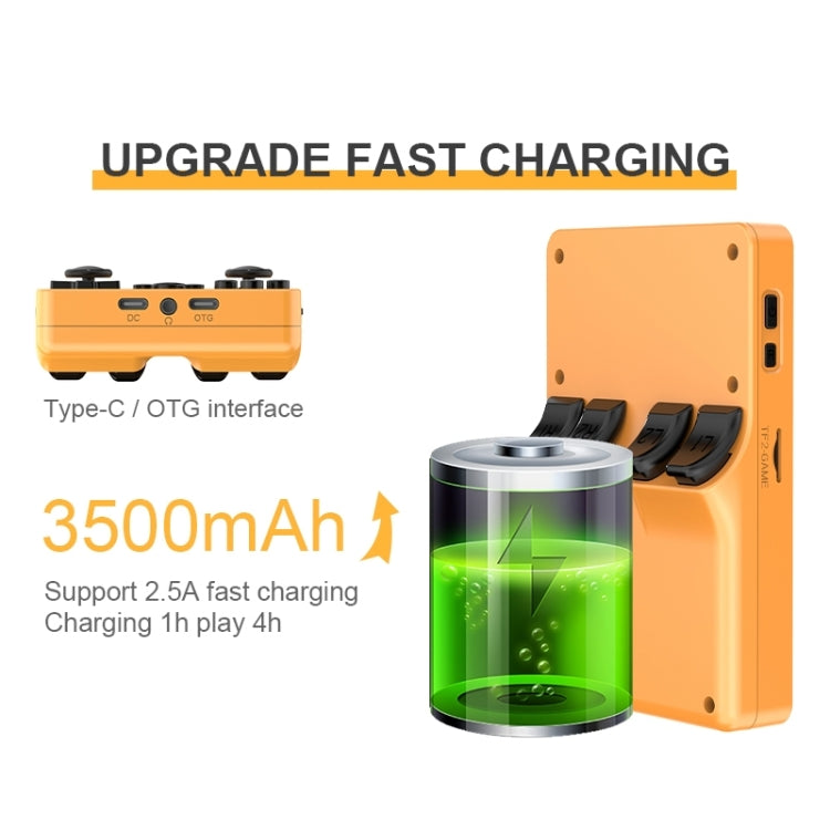 POWKIDDY RGB20S  3.5-Inch IPS Screen Retro Open Source Handheld Game Console 16GB Without Game(Purple)