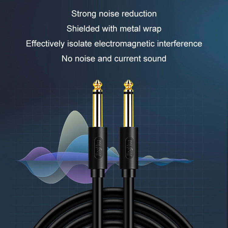 10m JINGHUA 6.5mm Audio Cable Male to Male Microphone Instrument Tuning Cable