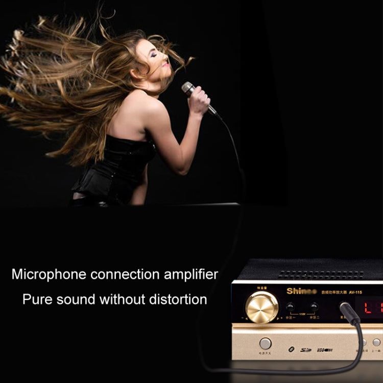 5m JINGHUA 6.5mm Audio Cable Male to Male Microphone Instrument Tuning Cable