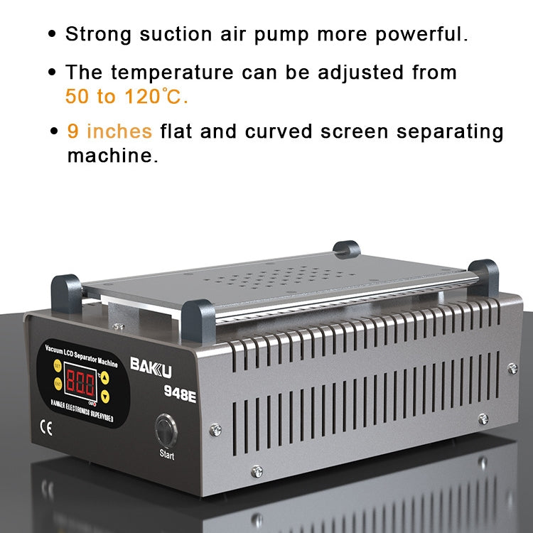 BAKU BA-948E Mobile Phone Liquid Crystal Separation Machine Flat Display Separator Heating Board EU Plug 220V