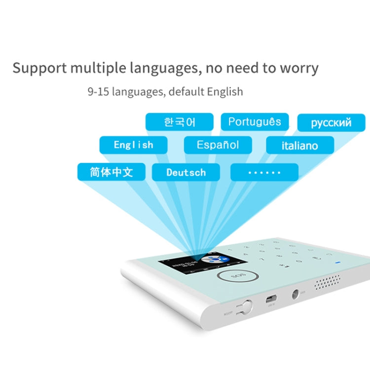 CS118   WIFI+GSM Tuya Smart Voice Alarm System Supports Amazon Alexa/ Google Assistant, Spec: Package 3